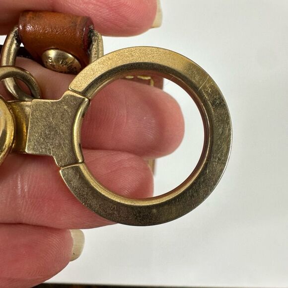 Louis Vuitton Vachetta Leather Key Ring Bag Charm - Picture 8 of 15